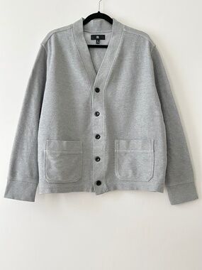 Banana Republic 100% Cotton Sweatshirt Button Up Cardigan Jacket